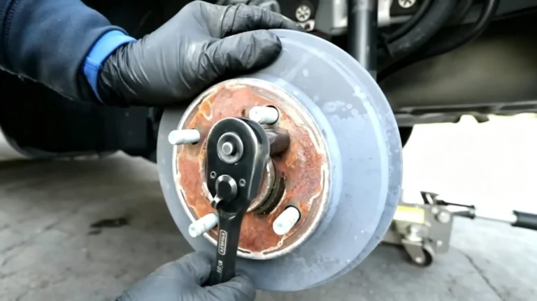 Remove the Wheel and Brake Drum