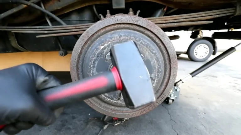 Remove the Wheel and Brake Drum