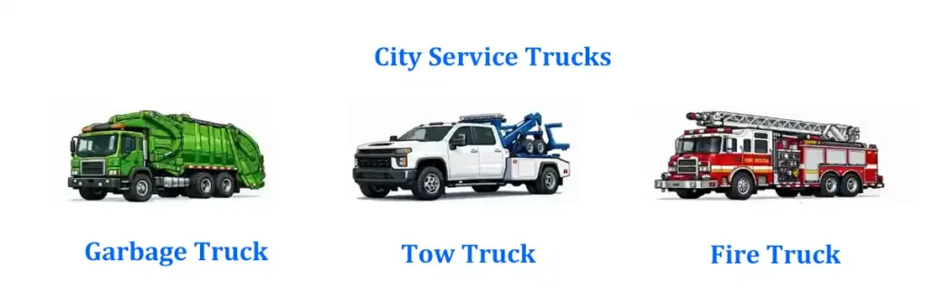 City Service Trucks