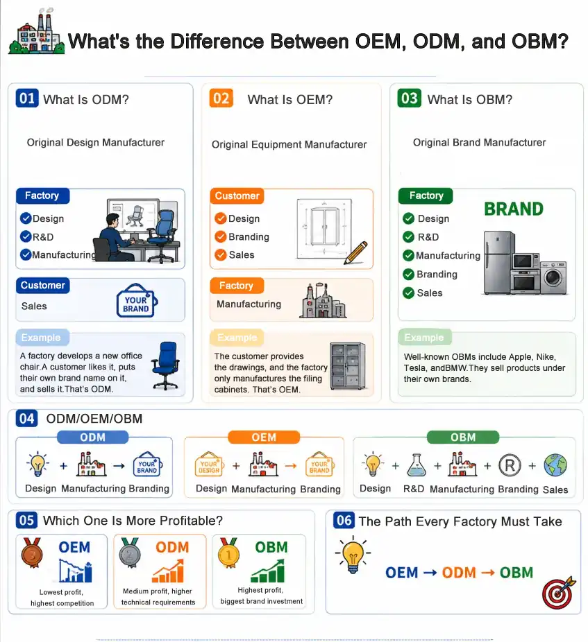 OEM vs ODM vs OBM: What's the Difference?