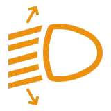 Adaptive Headlight System Fault Headlight Leveling Indicator