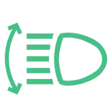 Adaptive Headlight System Indicator