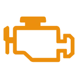 Engine Malfunction Emission Control System Warning Light