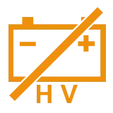 High-Voltage Battery Disconnect Fault Indicator